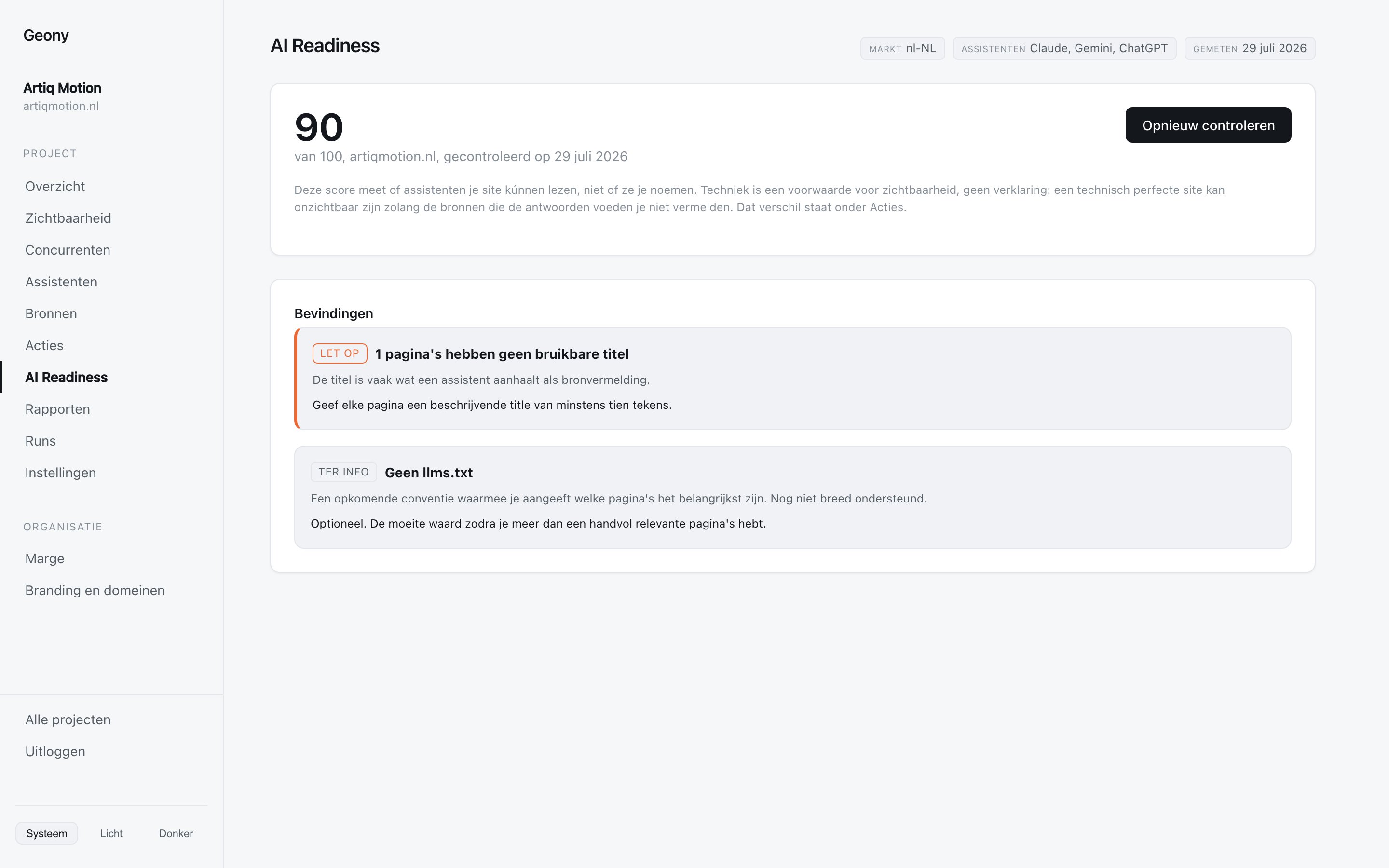 AI Readiness: kan een assistent je site überhaupt lezen